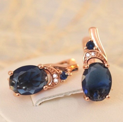 Серьги позолота H01-2374
