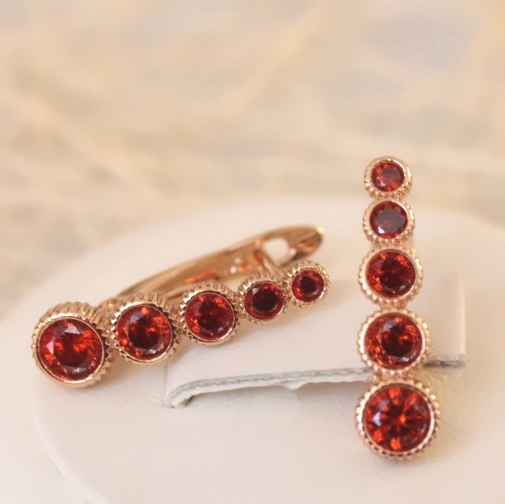 Серьги позолота H01-15215