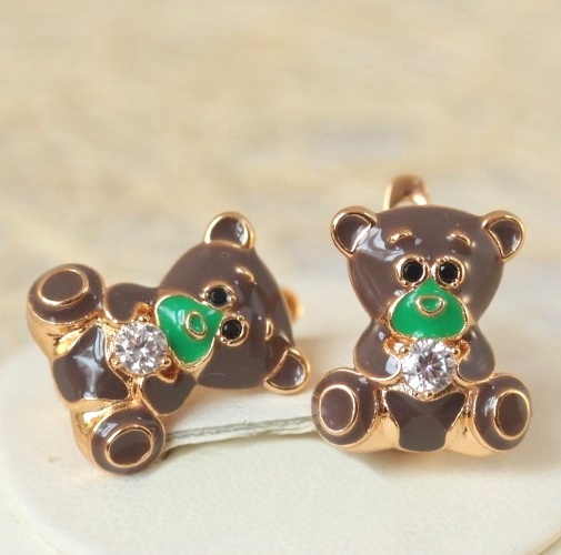 Серьги позолота H01-15278