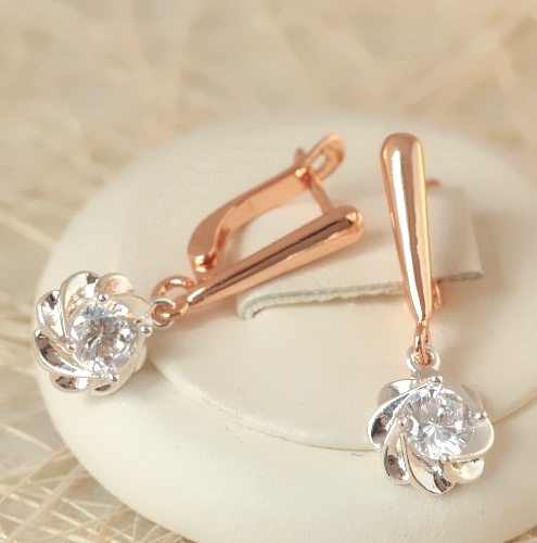 Серьги позолота H01-15368