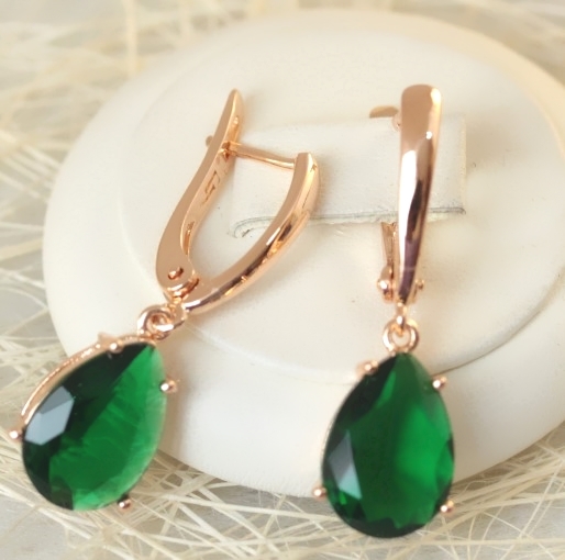 Серьги позолота H01-15406