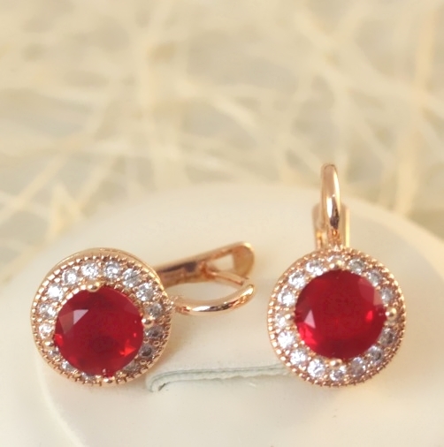 Серьги позолота H01-15289