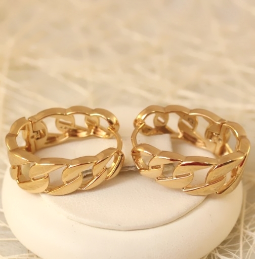 Серьги позолота  H01-13371