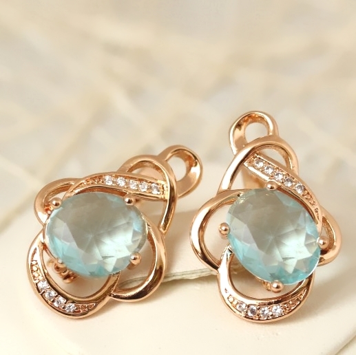 Серьги позолота H01-3573