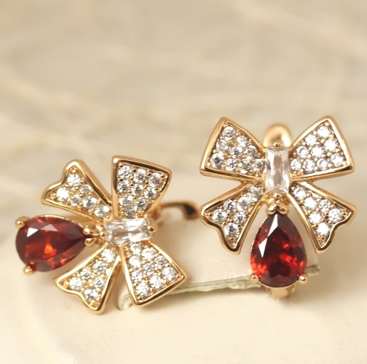 Серьги позолота H01-6087