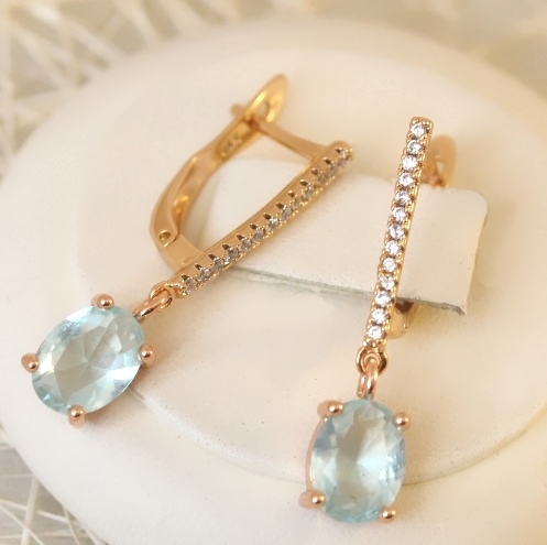 Серьги позолота H01-6820