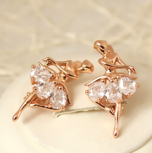 Серьги позолота H01-7999