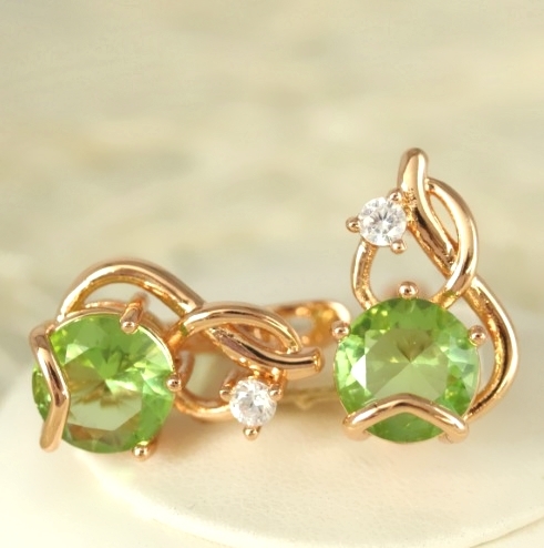 Серьги позолота H01-5583