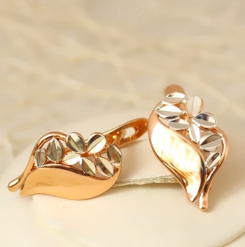 Серьги позолота H01-5022